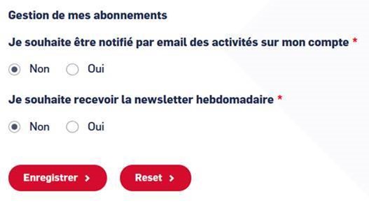 Mes abonnements